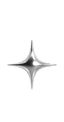 Star straight decoration